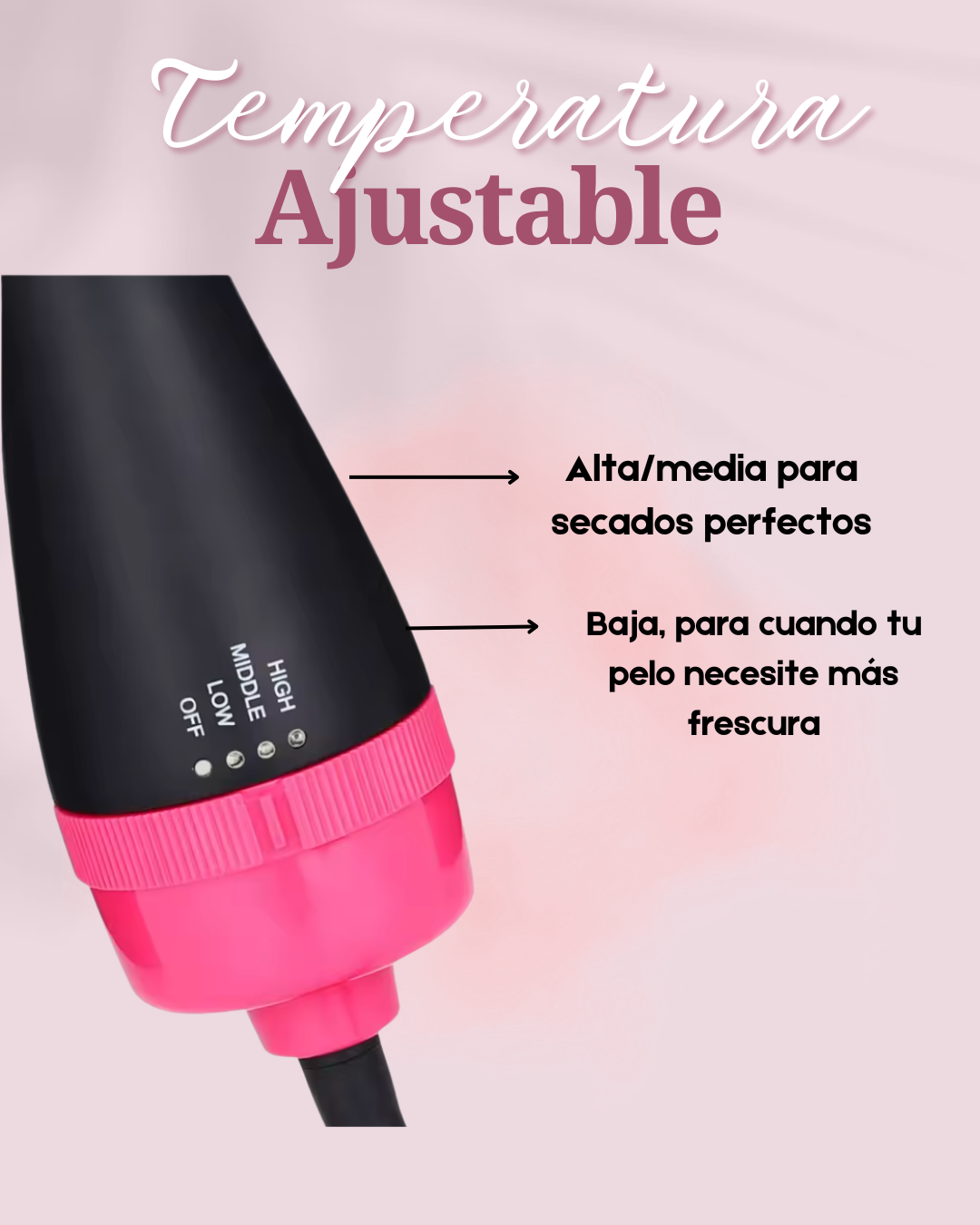 Cepillo secador 3 en 1