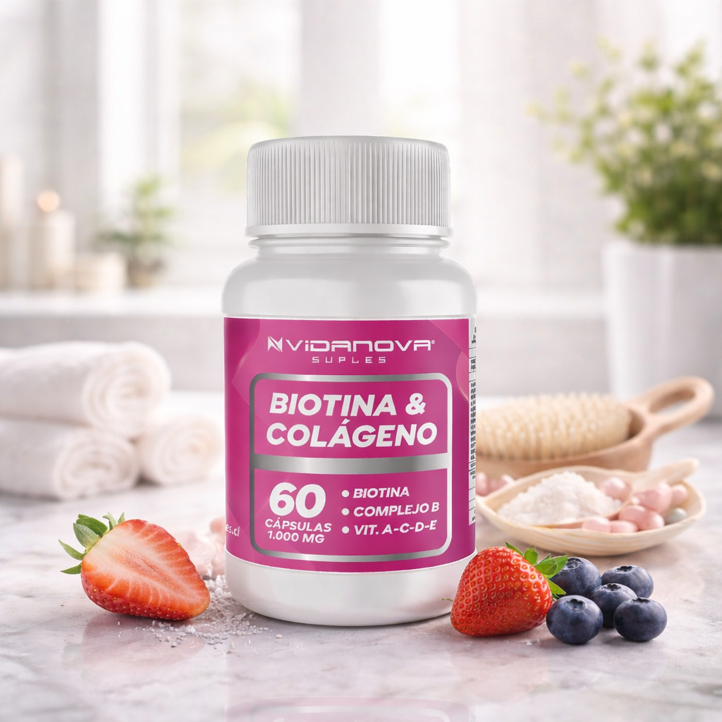 Biotina + Colágeno - Vidanova® Suples