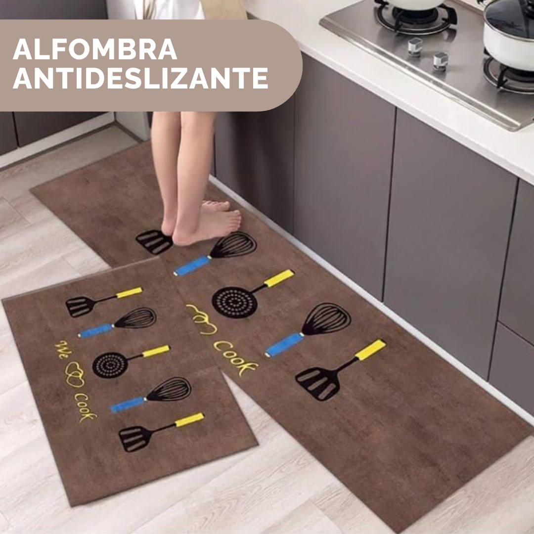 Set Alfombras para Cocina Antideslizantes