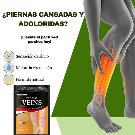 PARCHES PARA EL TRATAMIENTO DE VENAS VARICOSAS/VARICES (48 UNIDADES)