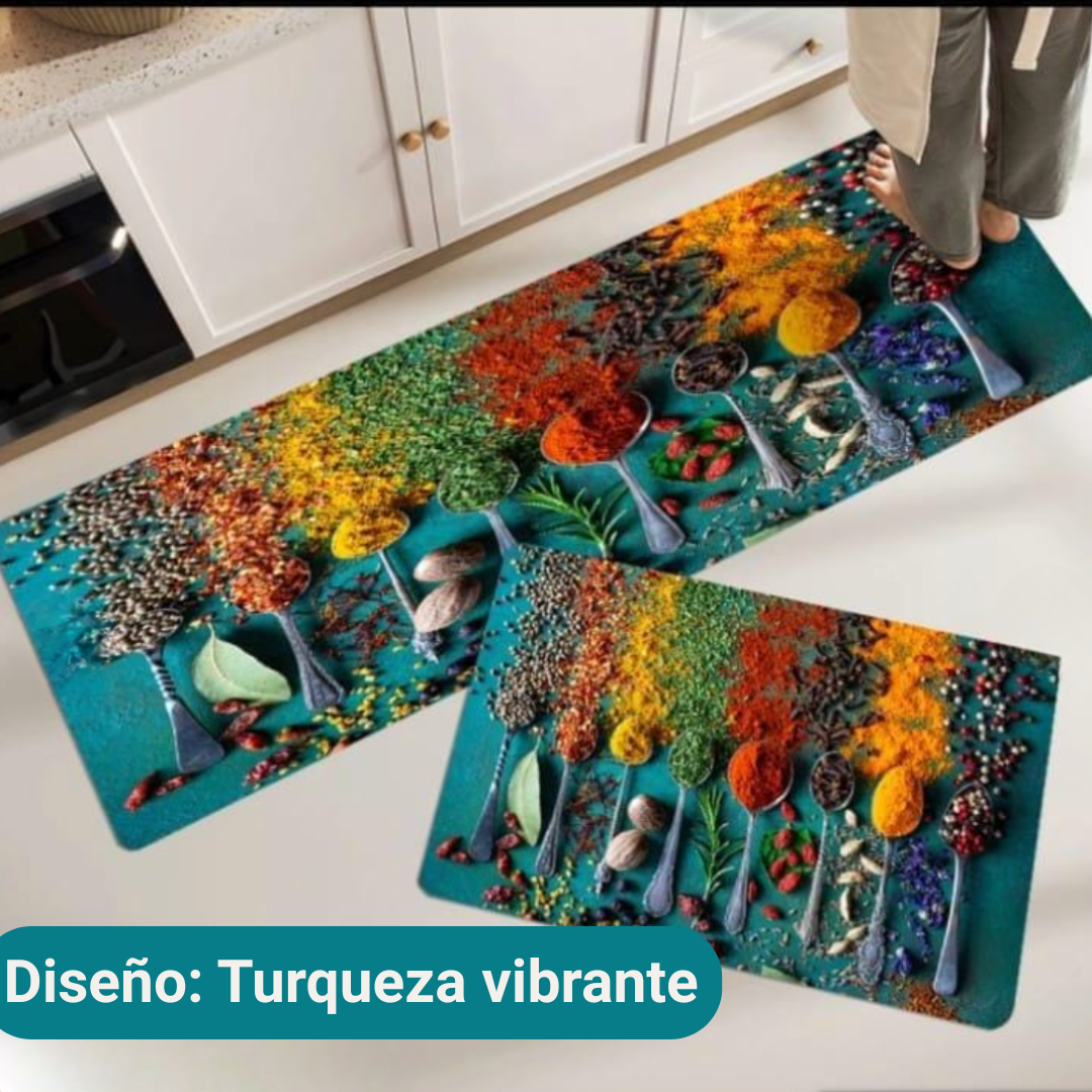 Set Alfombras para Cocina Antideslizantes