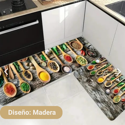Set Alfombras para Cocina Antideslizantes