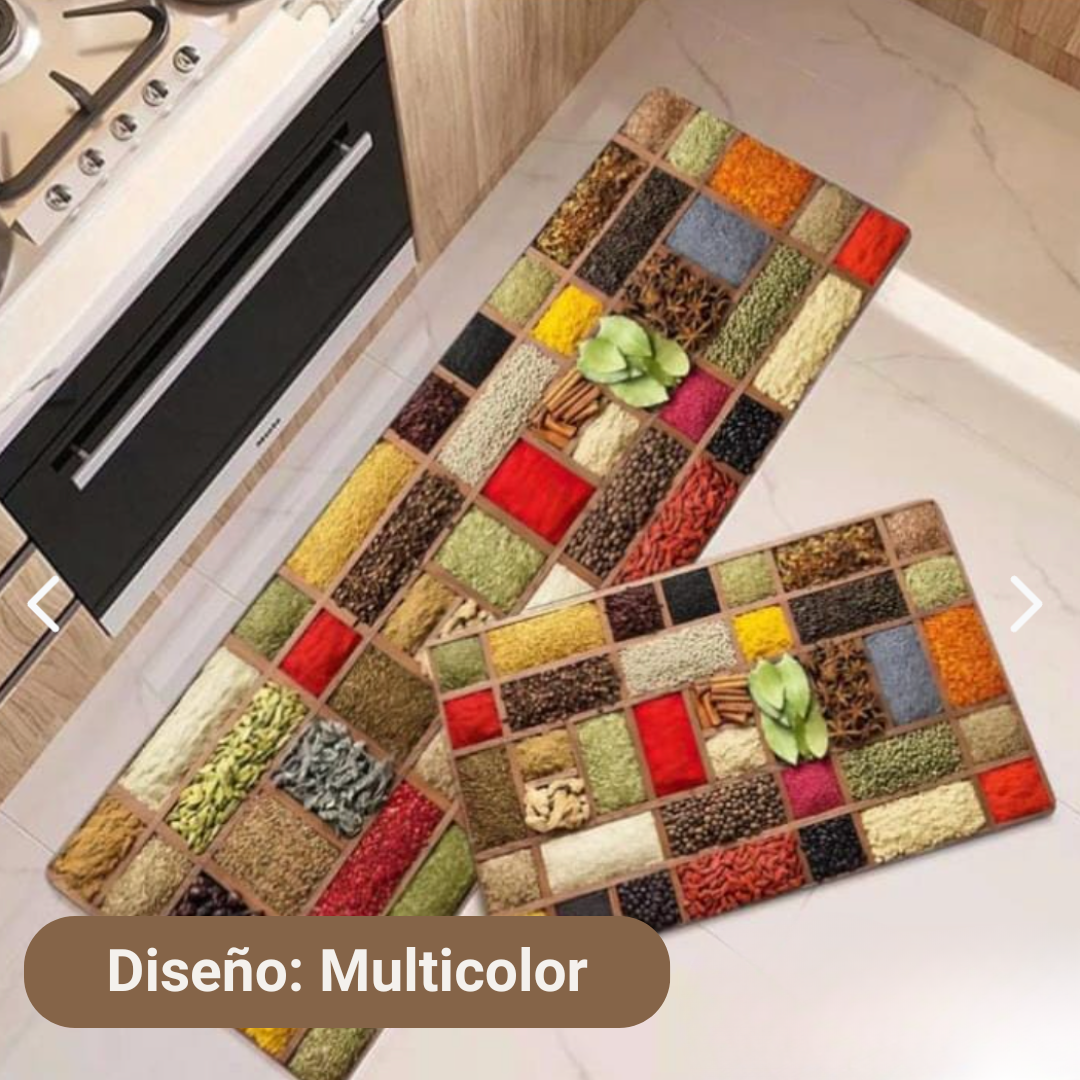 Set Alfombras para Cocina Antideslizantes
