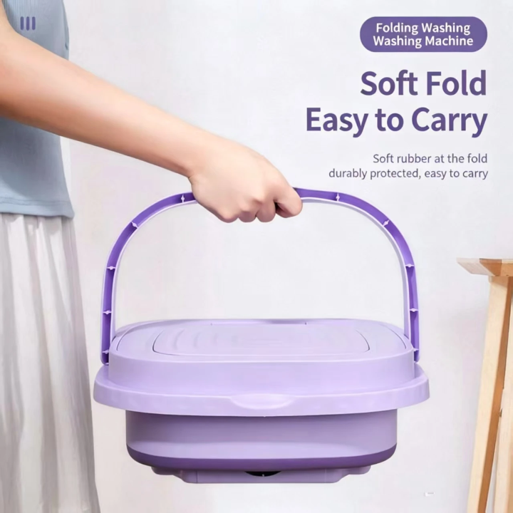 Mini lavadora portátil plegable