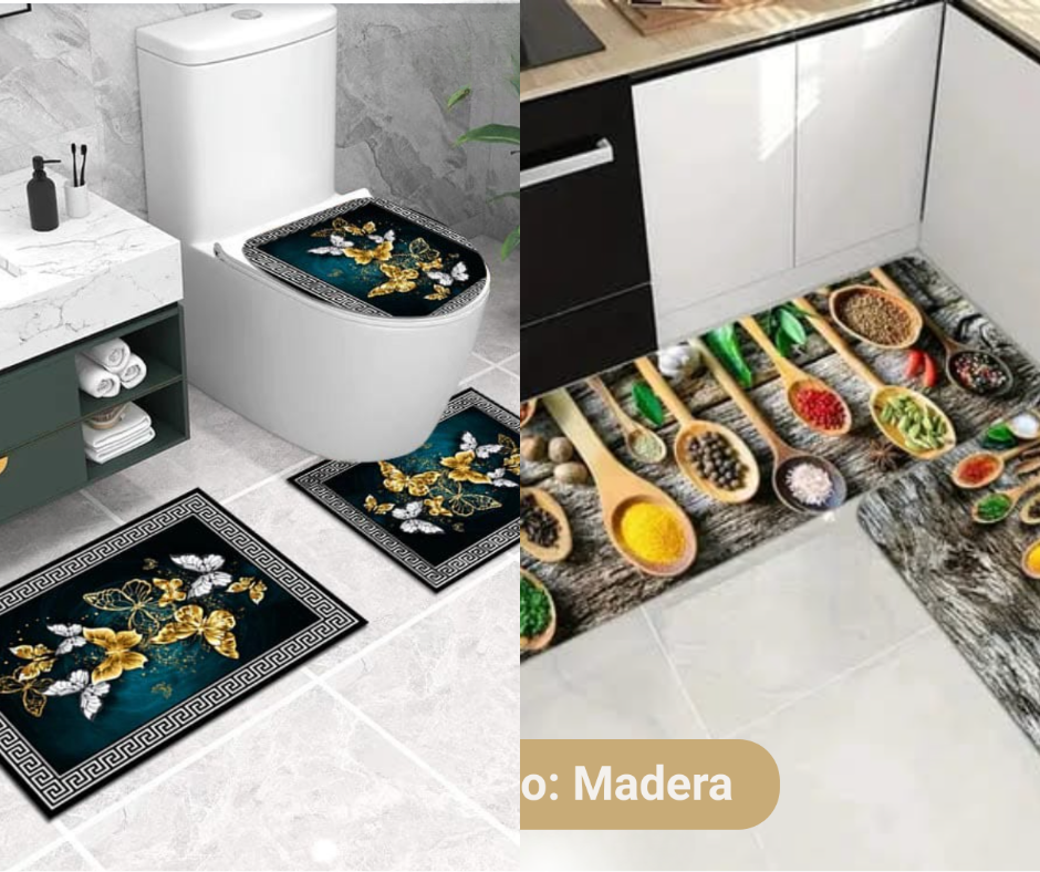 Set Alfombras para Cocina Antideslizantes