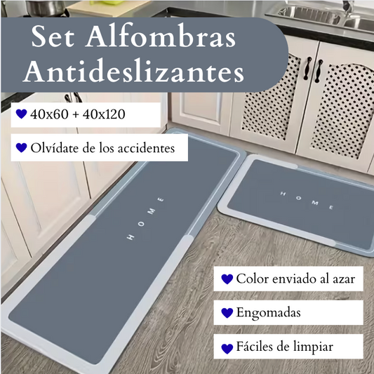Set 2 Alfombras Antideslizantes – Seguridad Garantizada