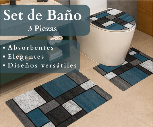 Set Premium 3 Piezas de Baño
