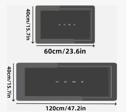 Set 2 Alfombras Antideslizantes y Absorbentes – 40x60 y 40x120 cm