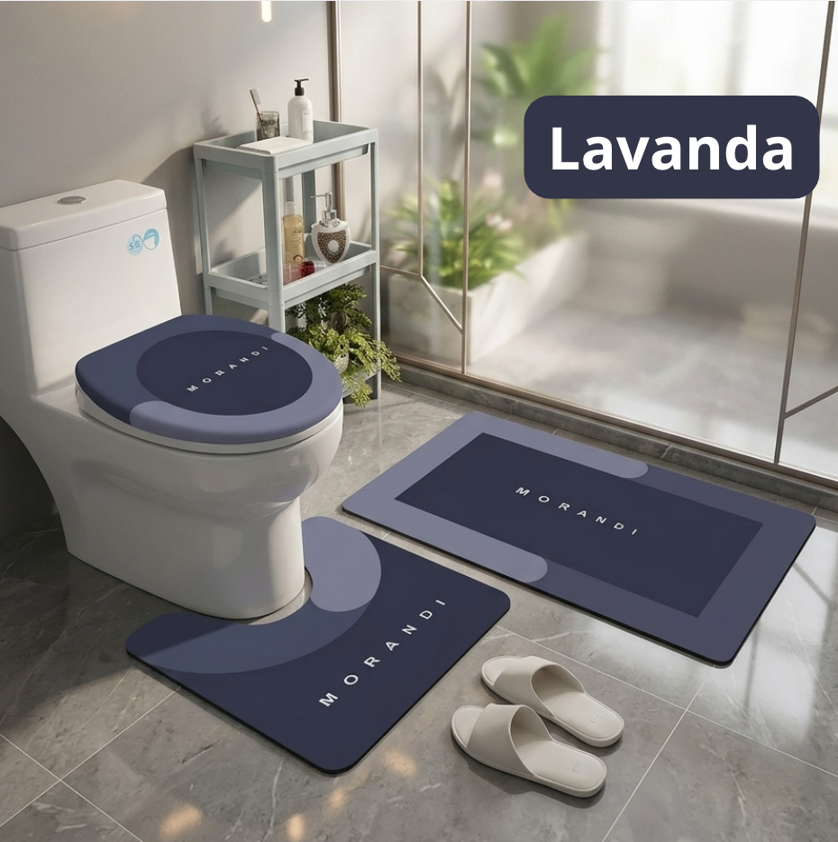 Set de baño secado rápido y absorbente agua