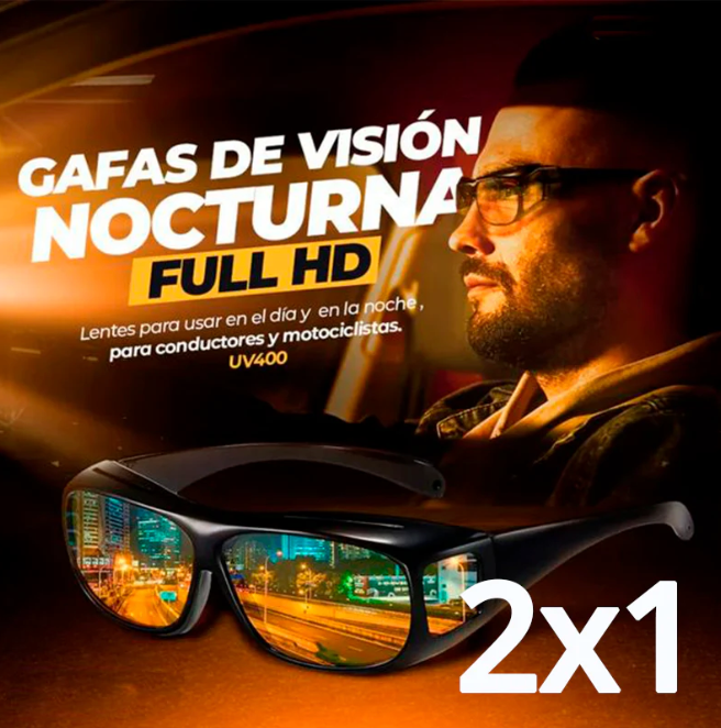 PACK DE LENTES HD VISIÓN DÍA & NOCHE
