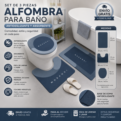 Set de baño secado rápido y absorbente agua