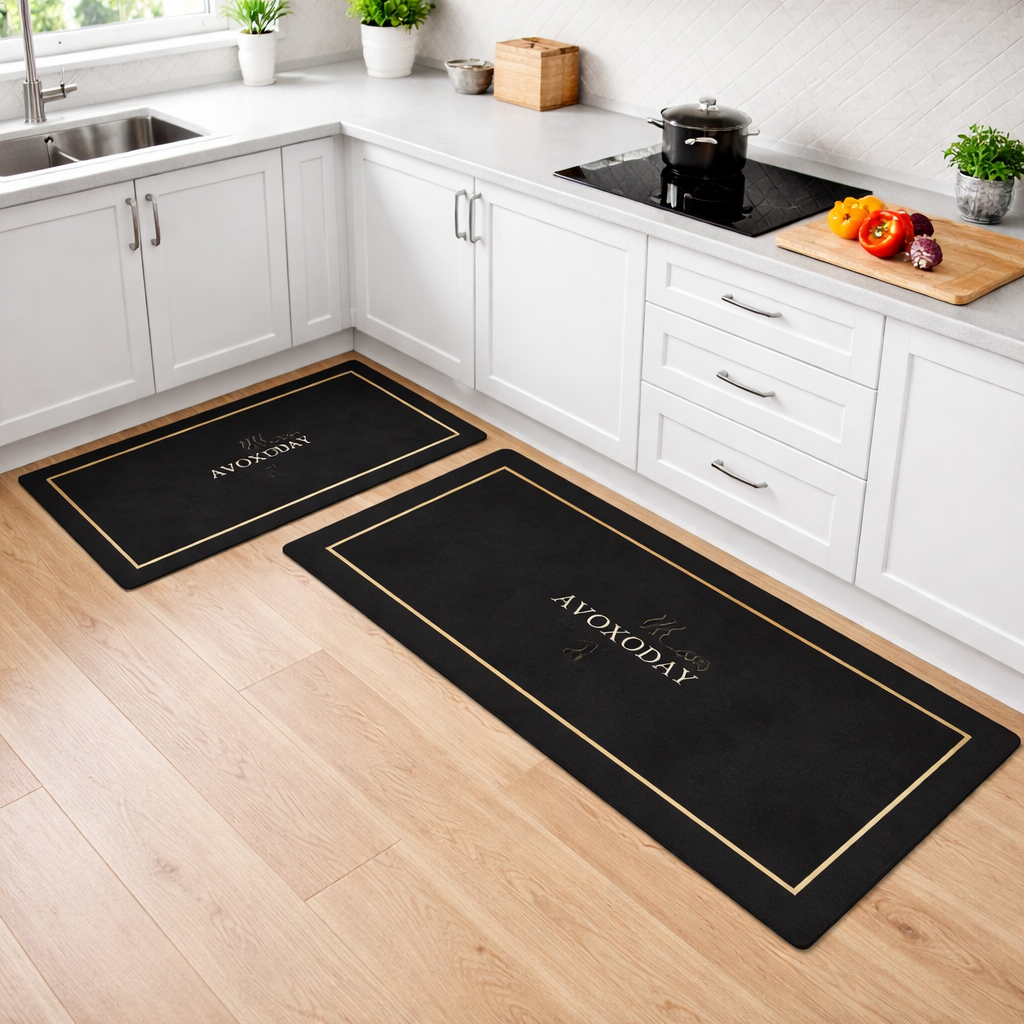 Set 2 Alfombras Antideslizantes y Absorbentes – 40x60 y 40x120 cm