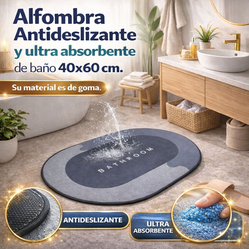 ALFOMBRA SÚPER ABSORBENTE - 40x60 cm