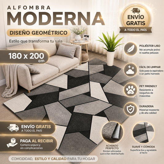 Alfombra Moderna de Lujo - 180*200