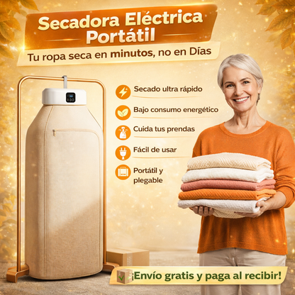 Secadora portátil — Secado ultra rápido sin gastar de más