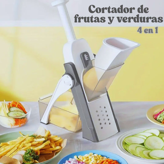 CORTADOR  DE VERDURAS Y FRUTAS — 4 EN 1
