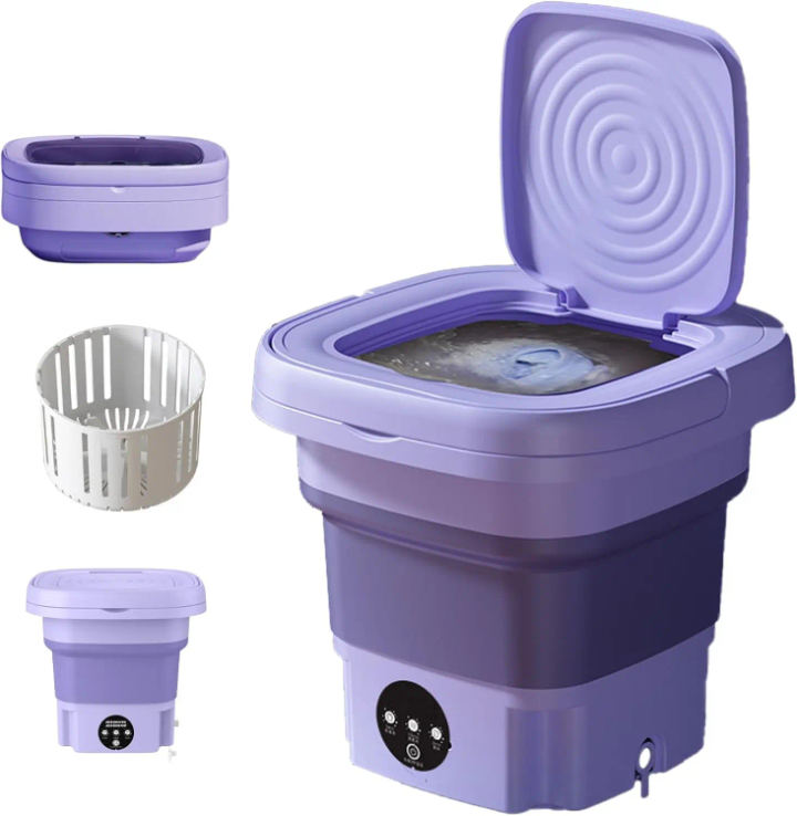 Mini lavadora portátil plegable